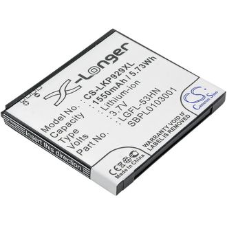 Batéria pre LG Optimus 2X, Optimus 3D, Doubleplay a ďalšie, 1550 mAh, Li-Ion