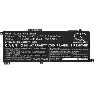 Batéria pre HP Envy X360 15, Envy 15, 3350 mAh, Li-Ion