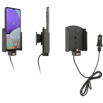 Brodit držiak do auta na Samsung Galaxy A32 bez púzdra, s nabíjaním z cig. zapaľovače/USB