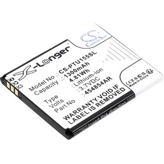 Baterie pro Panasonic Kx-Tu150, Kx-Tu150exr a další, 1300 mAh, Lion