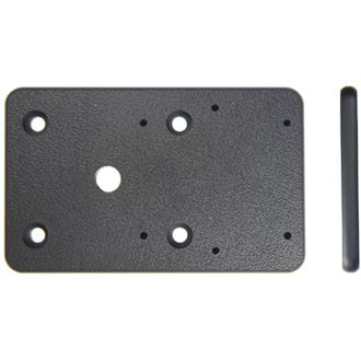 Brodit montážna doska pre montážnu konzolu viac vpravo alebo vľavo s otvormi AMPS, 80x50x5mm