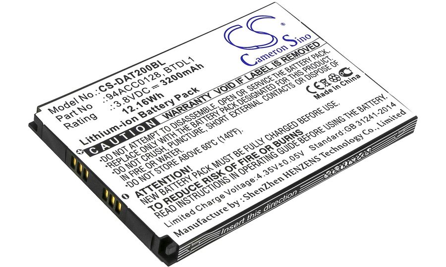 Batéria pre Datalogic Axist, DI-Axist, 3200 mAh, Li-Ion