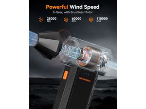Wolfbox MegaFlow 50 – Bezdrôtový elektrický fúkač