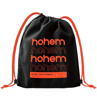 Hohem Carry Bags, taška na chrbát so šnúrkou, čierna