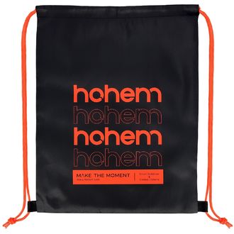 Hohem Carry Bags, taška na chrbát so šnúrkou, čierna