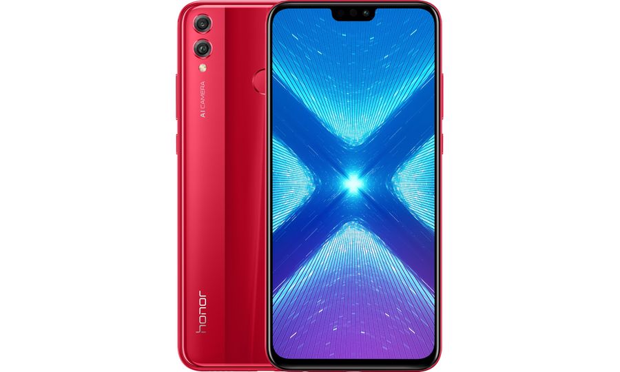 HONOR 8X 128 GB červená
