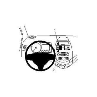 Brodit ProClip montážna konzola pre Chevrolet Spark 11-15, na stred