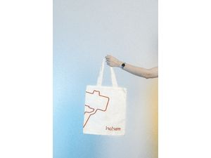 Hohem Canvas Bag, plátenná taška, biela