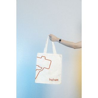 Hohem Canvas Bag, plátenná taška, biela