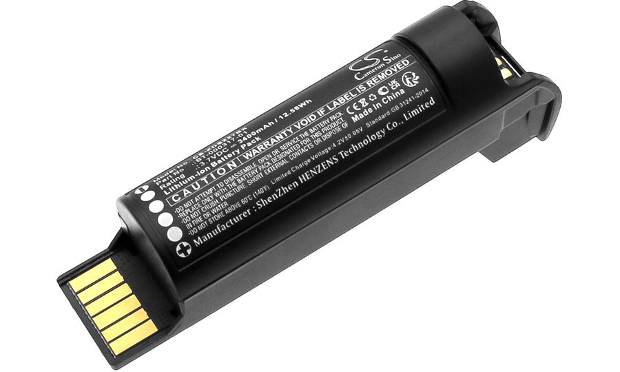 Batéria pre Zebra Cr2278, Delfiscan M81 a iné, 3400 mAh, Li-Ion