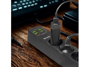 Predlžovací kábel do zásuvky Proove P-03 (3AC + 4 USB + 2 Type-C) 2 m