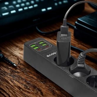 Predlžovací kábel do zásuvky Proove P-03 (3AC + 4 USB + 2 Type-C) 2 m
