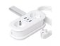 Predlžovací kábel Proove Supercoil 20W (2AC + 1 Type-C + 2 USB) 1,5 m