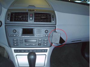 Brodit ProClip montážna konzola pre BMW X3 04-10, na stred vpravo