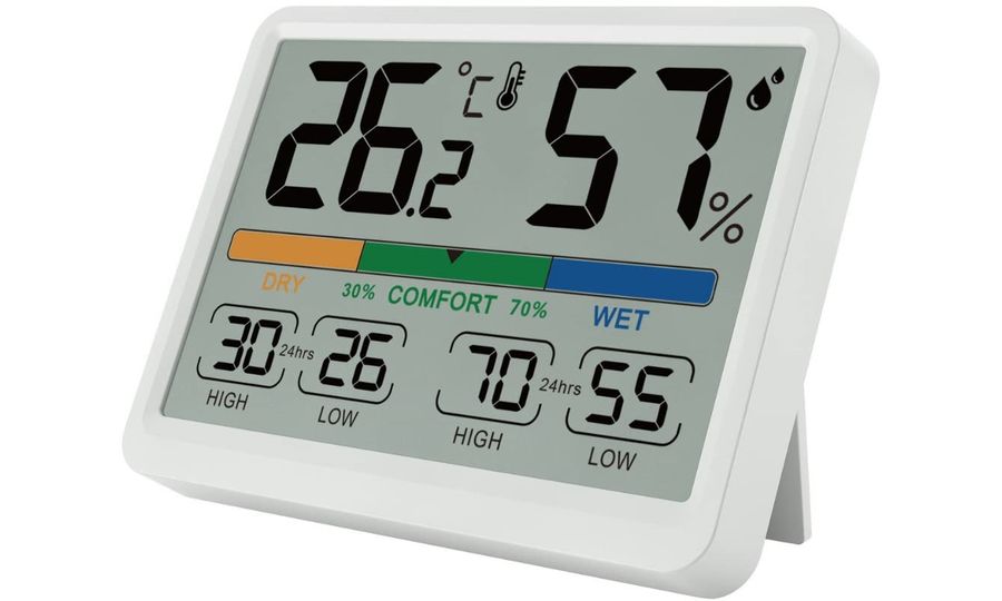 Teplomer LCD s vlhkomerom