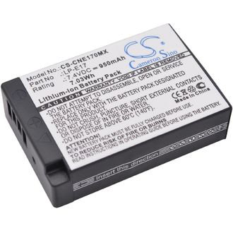 Batéria pre Canon EOS (equ.LP-E17), 950mAh