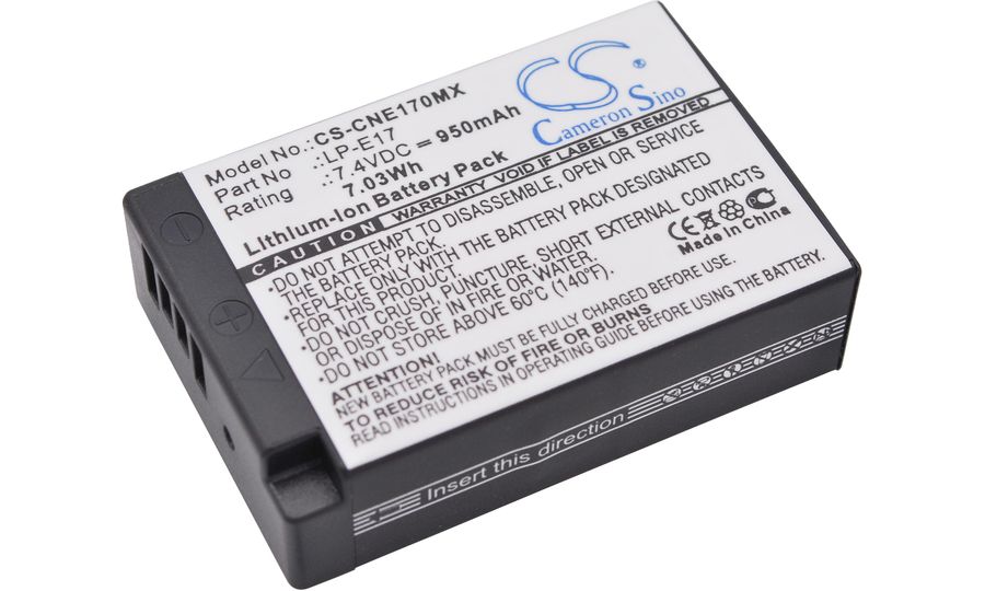Batéria pre Canon EOS (equ.LP-E17), 950mAh