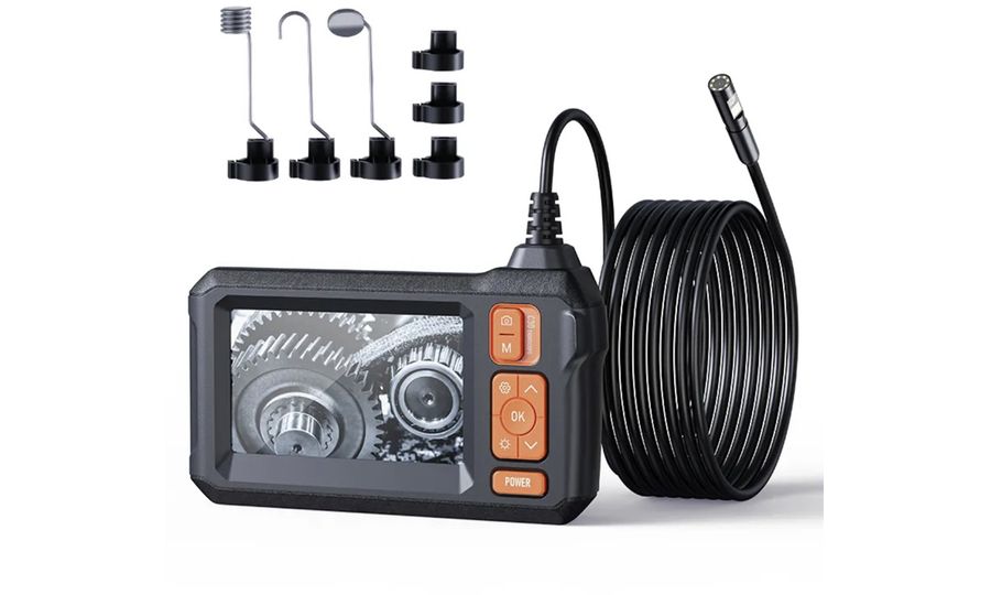 Endoskop Inskam C30 so 4,3" displejom, 8,5 mm sondou, duálnou kamerou, 5 m kábel, poškodený obal