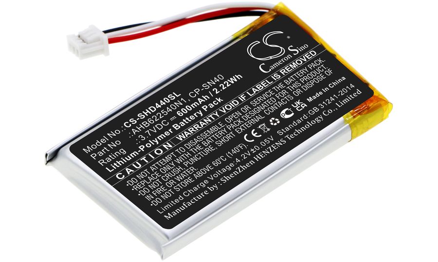 Batéria pre Sennheiser Momentum 2.0 / 3.0, Urbanite XL, 600 mAh, Li-Pol