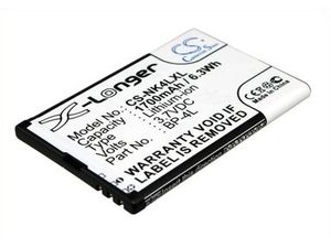 Batérie (ekv. BP-4L) pre Nokia E52, N97, E63, E72, E90, Li-Ion 3,7V 1700mAh