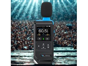 Merač hluku FNIRSI FDM-02 s digitálnym farebným displejom, 20 kHz
