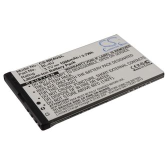 Batéria pre Nokia Asha 300, C5-03, E75, E66, 8800, 6600s (ekv. BL-4U) , Li-ion 3,7 V 1000mAh