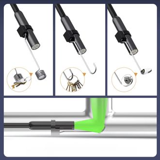Endoskop Inskam C30 so 4,3" displejom, 8,5 mm sondou, duálnou kamerou, 5 m pevným káblom