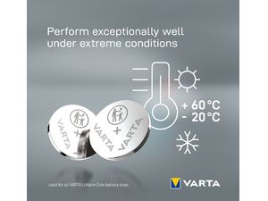 Varta CR 2025, 2 batérie