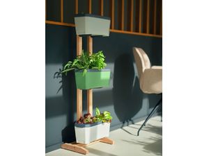 Gusta Garden HARRY HERBS drevený stojan vrátane držiakov