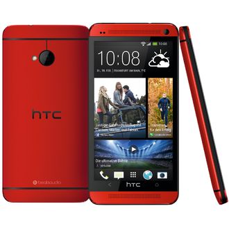 HTC One (M7) 32GB, červená