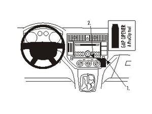 Brodit ProClip montážna konzola pre Ford C-Max 04-10/Kuga 08-12, na stred