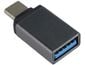 PremiumCord Adaptér USB-C/male - USB3.0 A/female, metalická sivá, OTG