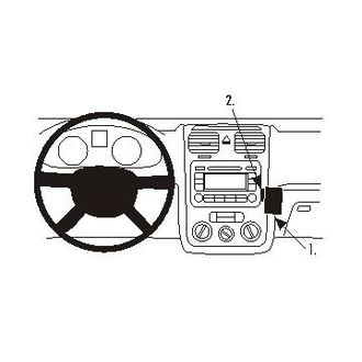 Brodit ProClip VW Golf V 04-09/V Variant 07-09/Jetta 06-10/Eos 07-15/Scirocco 09-18, na stred vpravo