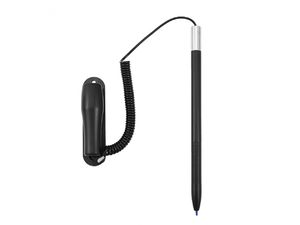 Dotykové pero / stylus pre tablet a mobilný telefón so samolepiacim držiakom, čierne