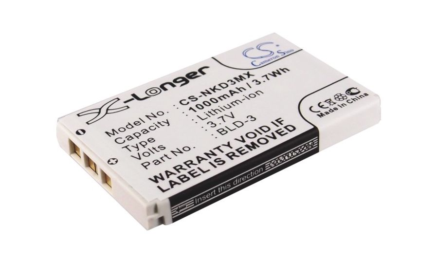 Batérie pre Nokia 7250i, 6610, 6585, 6560, 6200, 6220, (ekv. BLD-3) Li-Ion 1000mAh