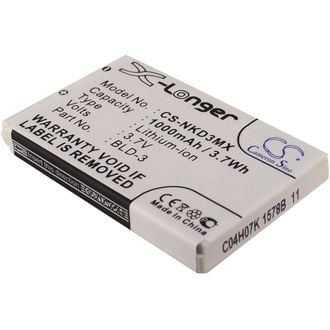 Batérie pre Nokia 7250i, 6610, 6585, 6560, 6200, 6220, (ekv. BLD-3) Li-Ion 1000mAh