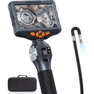Endoskop Teslong TD500 Pro s 5" displejom IPS, 6,5 mm sondou, duálnou kamerou, 1,55 m káblom
