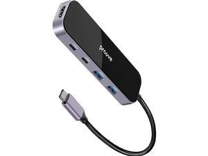 Proove Shadow USB-C-HUB 6v1 (2*USB3.1 + 2*Type-C + PD100W + HDMI)