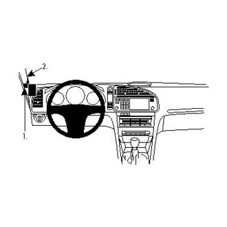Brodit Montážny držiak ProClip pre Saab 9-3 03-11 (nie pre kabrio), vľavo na stĺpik
