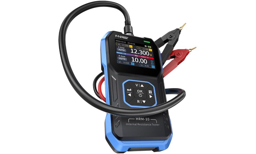 Merač vnútorného odporu batérií FNIRSI HRM-10, 0-100 V, 200Ohm