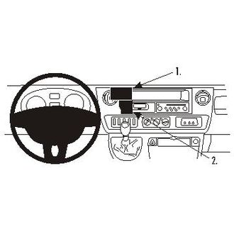 Brodit ProClip Opel Movano 04-10/Renault Master 04-10/Mascott 04-06/Nissan Interstar 04-11, at middle