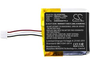 Batéria pre Sennheiser Gsp 350 / 500 / 670, 350 mAh, Li-Pol