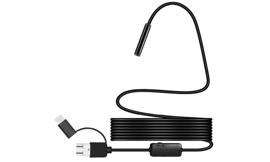 Inskam Y101 USB-C/USB endoskop 8mm, 1200p, 5m pevný kábel