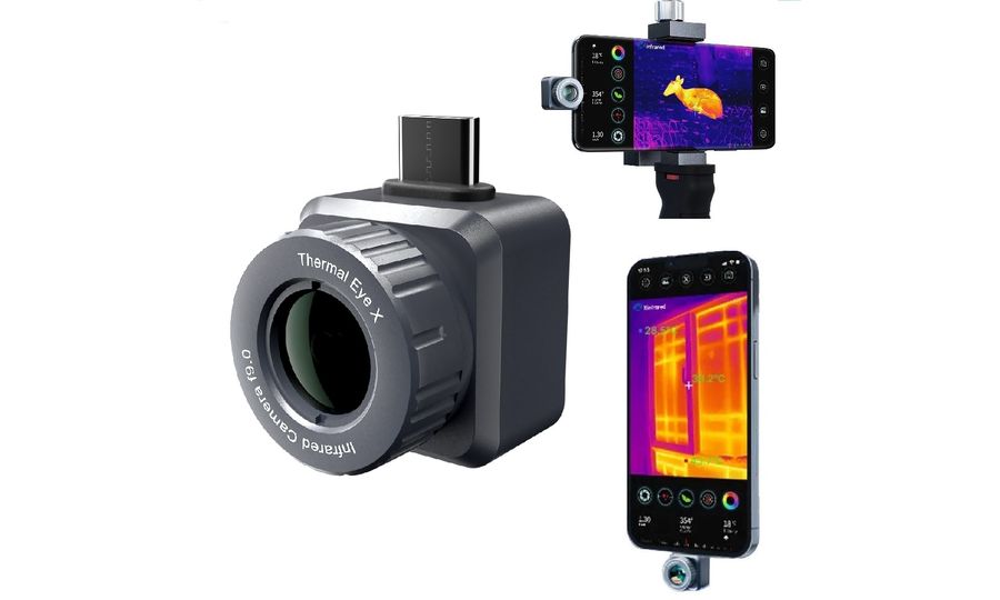 Infiray XH09 termálny monokulár a termokamera pre mobilné zariadenia, 384x288, s držiakom, Android