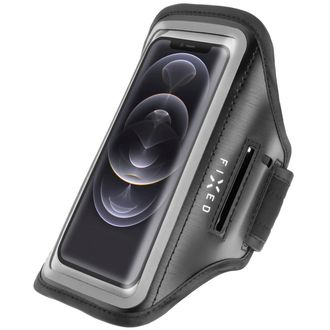 Športové puzdro na ruku FIXED Armband, pre smartfóny do 6,7", čierne