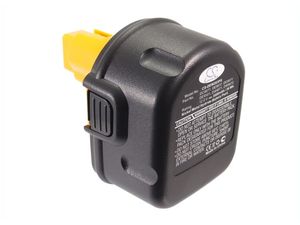 Batéria pre DeWalt DE9037 DE9071 DE9074 12V, 3000mAh, Ni-MH