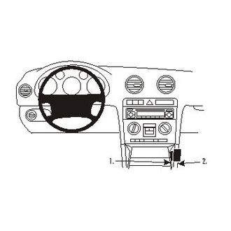 Brodit ProClip montážna konzola pre Audi A3 03-12/S3 03-06, na stred
