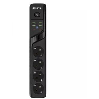 Predlžovací kábel Proove Power Socket P-04 (4AC + 4 USB + 2 Type-C) 2 m