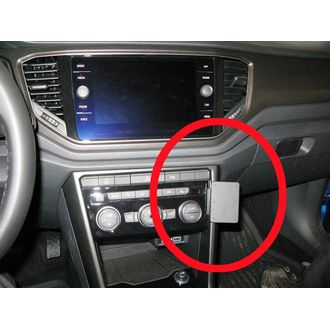 Brodit Montážny držiak ProClip pre Volkswagen T-Roc 18-23, vpravo uprostred