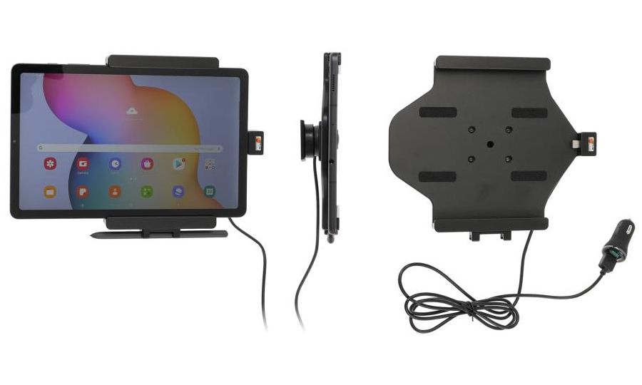 Brodit držiak do auta na Samsung Galaxy Tab S6 Lite s nabíjaním z CL/USB